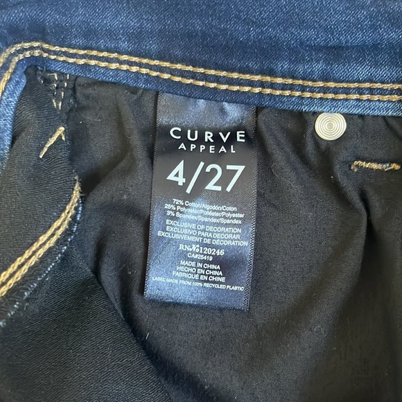 Curve Appeal Women’s High Rise Jegging Size 4 - Picture 6 of 7